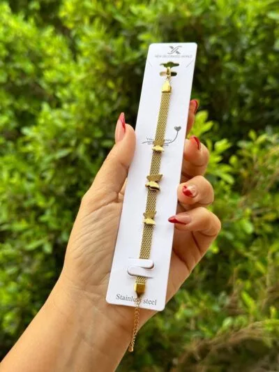 Butterfly Trendy gold bracelet 