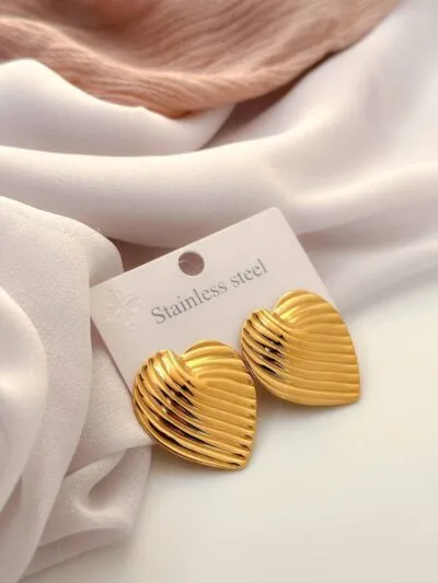 Nile Art gold plated earrings 