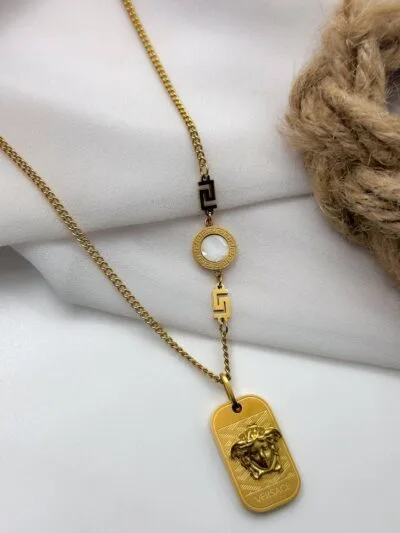 Versace gold plated necklace