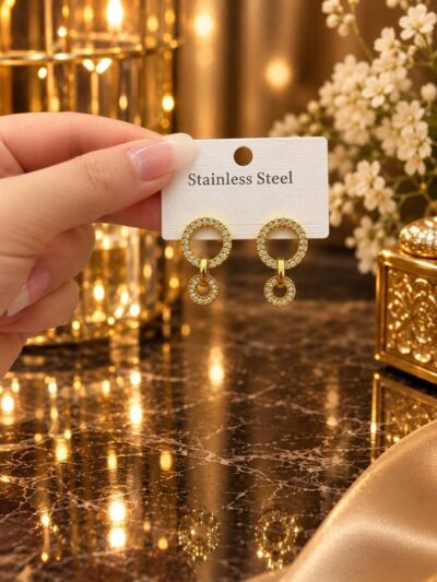 Argolla gold plated earrings