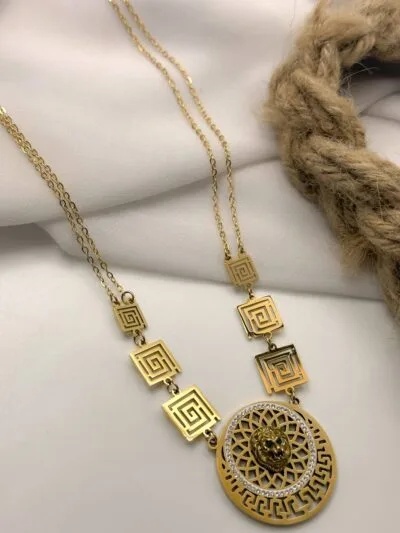 Collier gold plated necklace