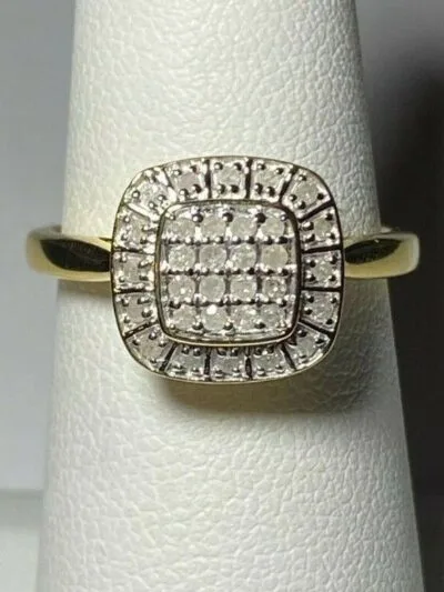 Rosette  gold plated ring