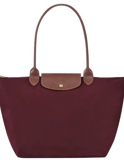 Burgandy Le pilage bag  size large