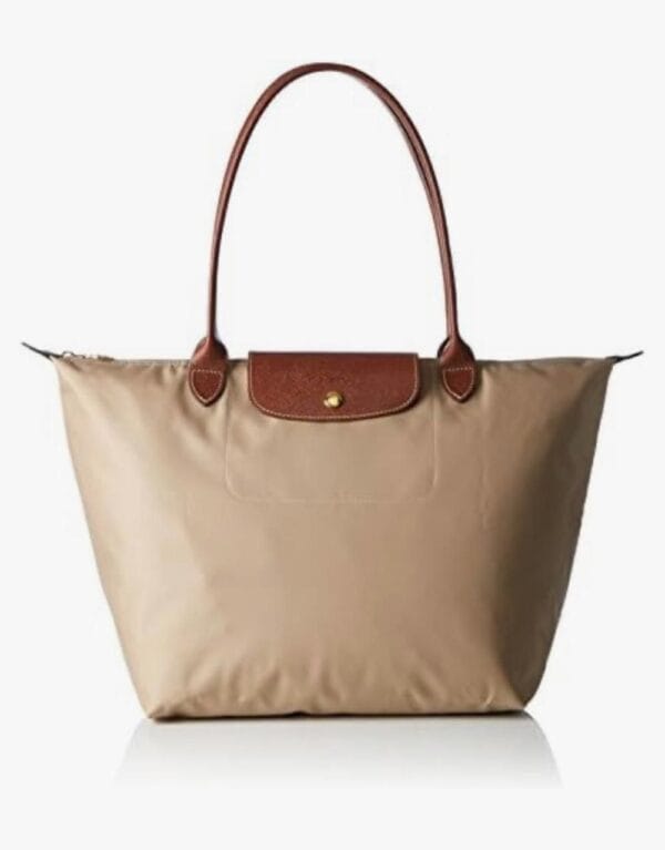 Beige Le pilage bag  size M  30 * 27