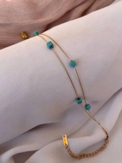 Nile Art gold plated anklet 