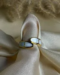 Elegant gold plated ring