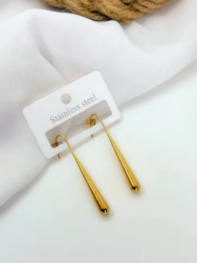 Simple gold plated  earrings 