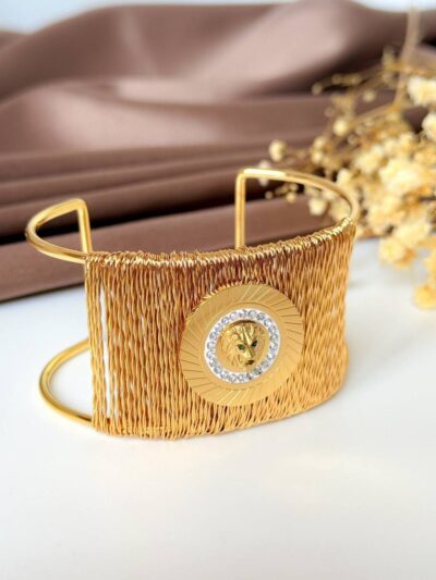 Luxury gold plated bangle