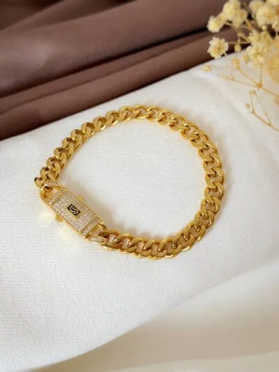 Karat Gold Plated  Bracelet