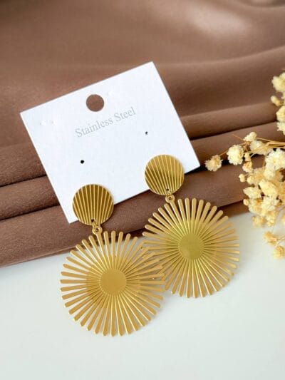 Luxe gold plated  earrings 