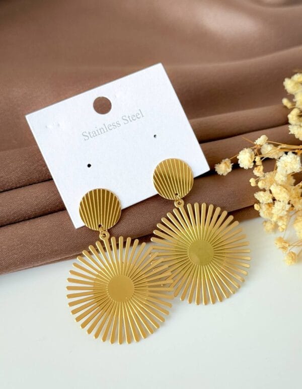Luxe gold plated  earrings 