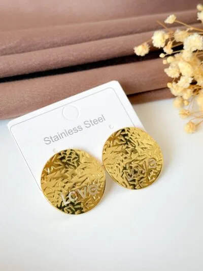 Lovely gold plated  earrings 