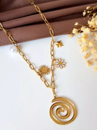 Shell Gold Plated Necklace