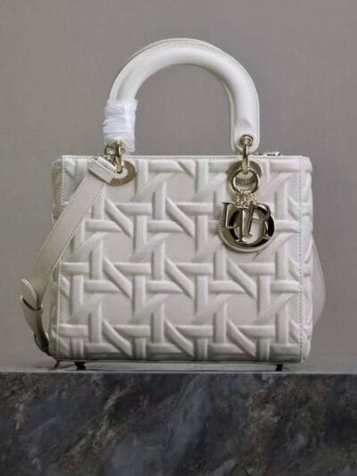White  Luxe bag size 17 * 20