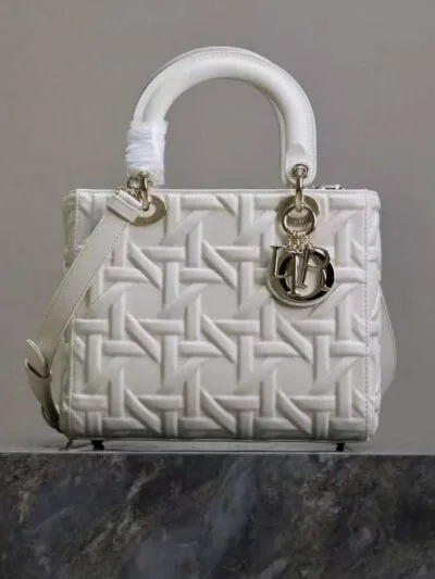 White  Luxe bag size 17 * 20