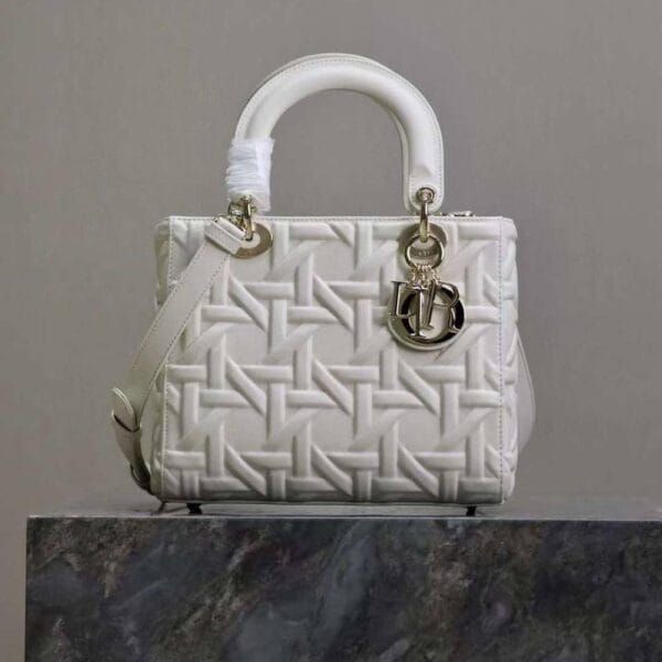 White  Luxe bag size 17 * 20