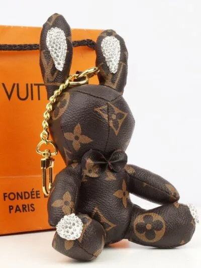 Dark brown keychain