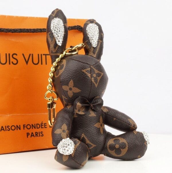 Dark brown keychain
