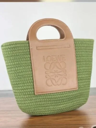 Green summer bag
