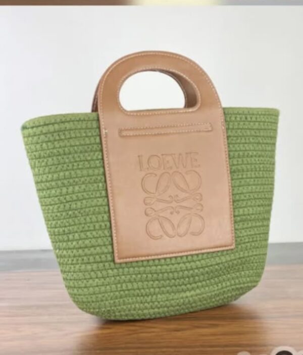 Green summer bag