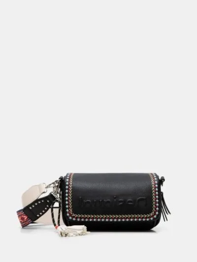 Trendy Black  Charm Bag