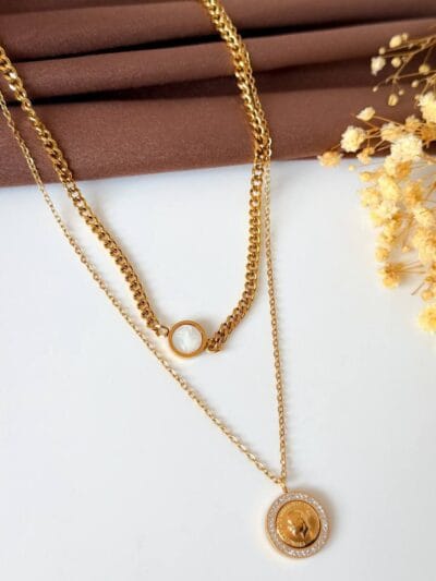 Multilayer Gold Plated Necklace