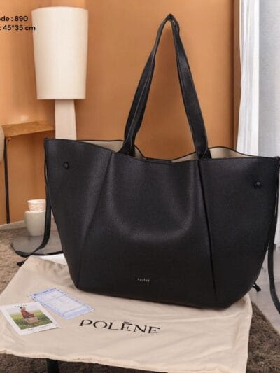 Black tote bag size 45*35