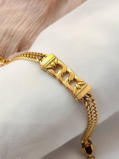 Biker Gold Plated bracelet