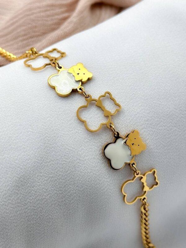 Teddy gold plated  bracelet