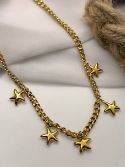 Summer star  Gold Plated Necklace