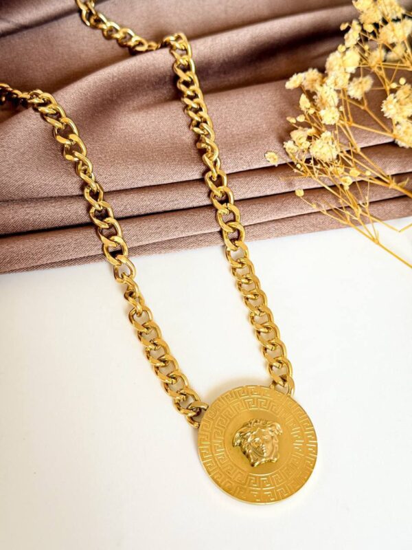 Versace M  Gold Plated Necklace