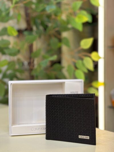 Ck leather wallet for men