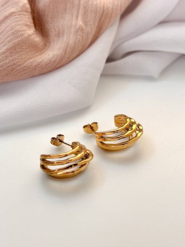 Bing  gold plated  earrings 