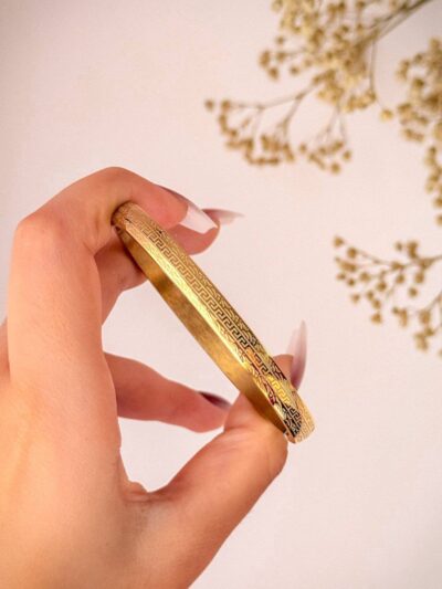 Traditional  gold plated bangle