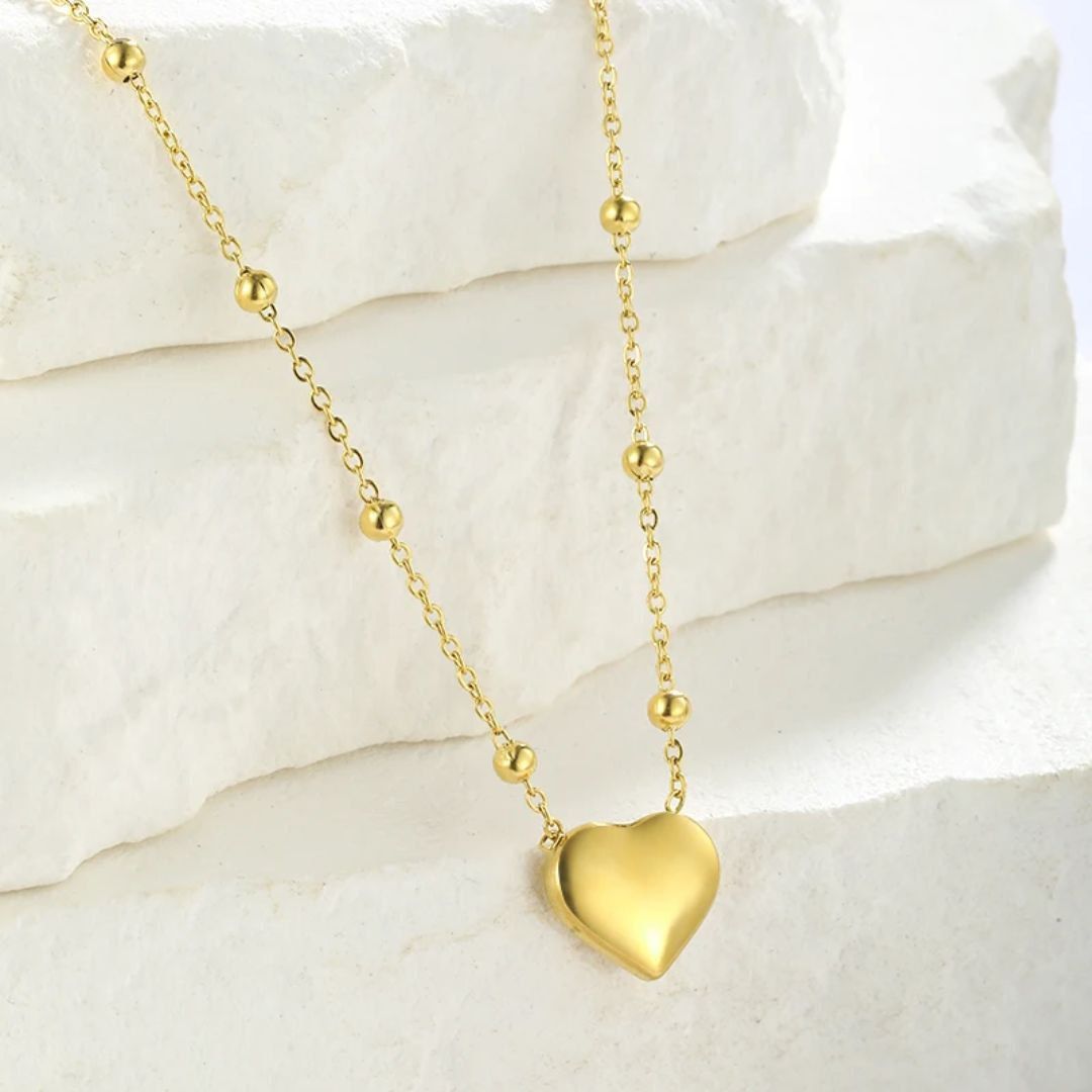 Loving gold plated necklace