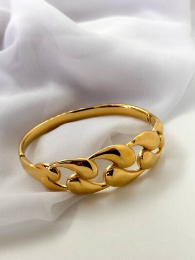 Lucia gold plated bangle