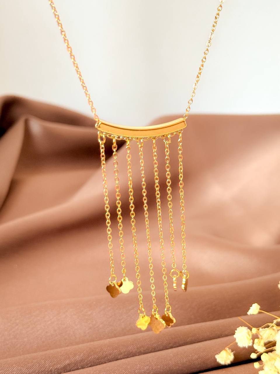 Traditional gold plated necklace