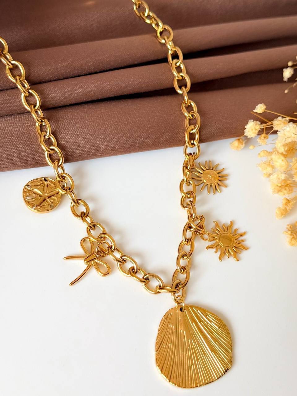 Sunny Gold Plated Necklace