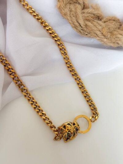 Cougar Gold Plated Necklace