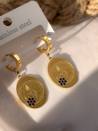Resat gold plated  earrings