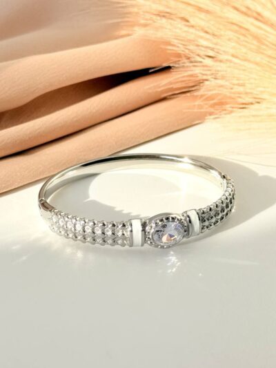 Silver Diamond bangel