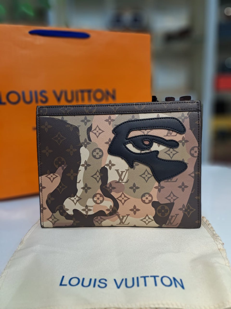 Trendy clutch bag