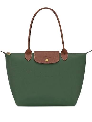 Green Le pilage bag  size meduim