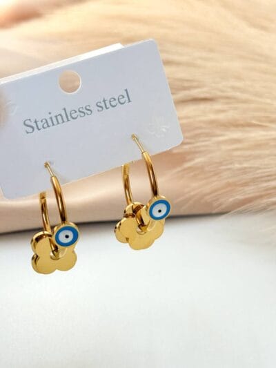 Beads  gold plated  earrings