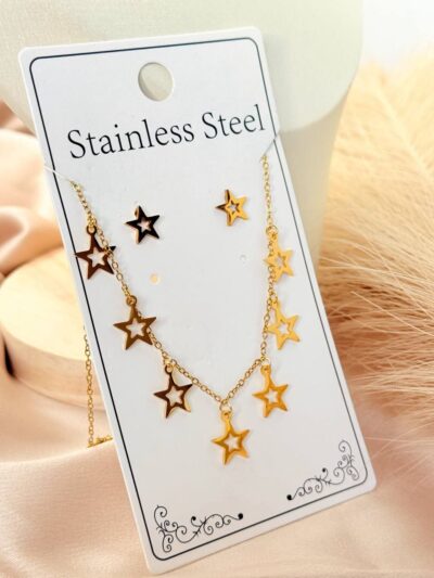 Farfasha set gold plated star