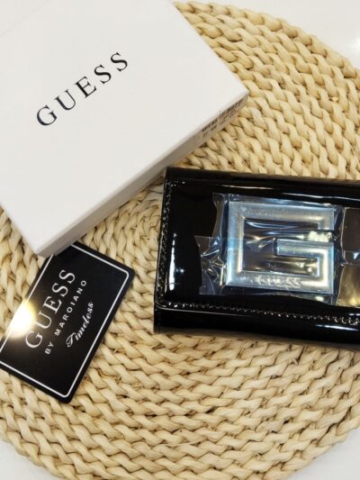G black shiny wallet