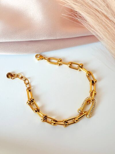 Fiona Gold Plated  Bracelet