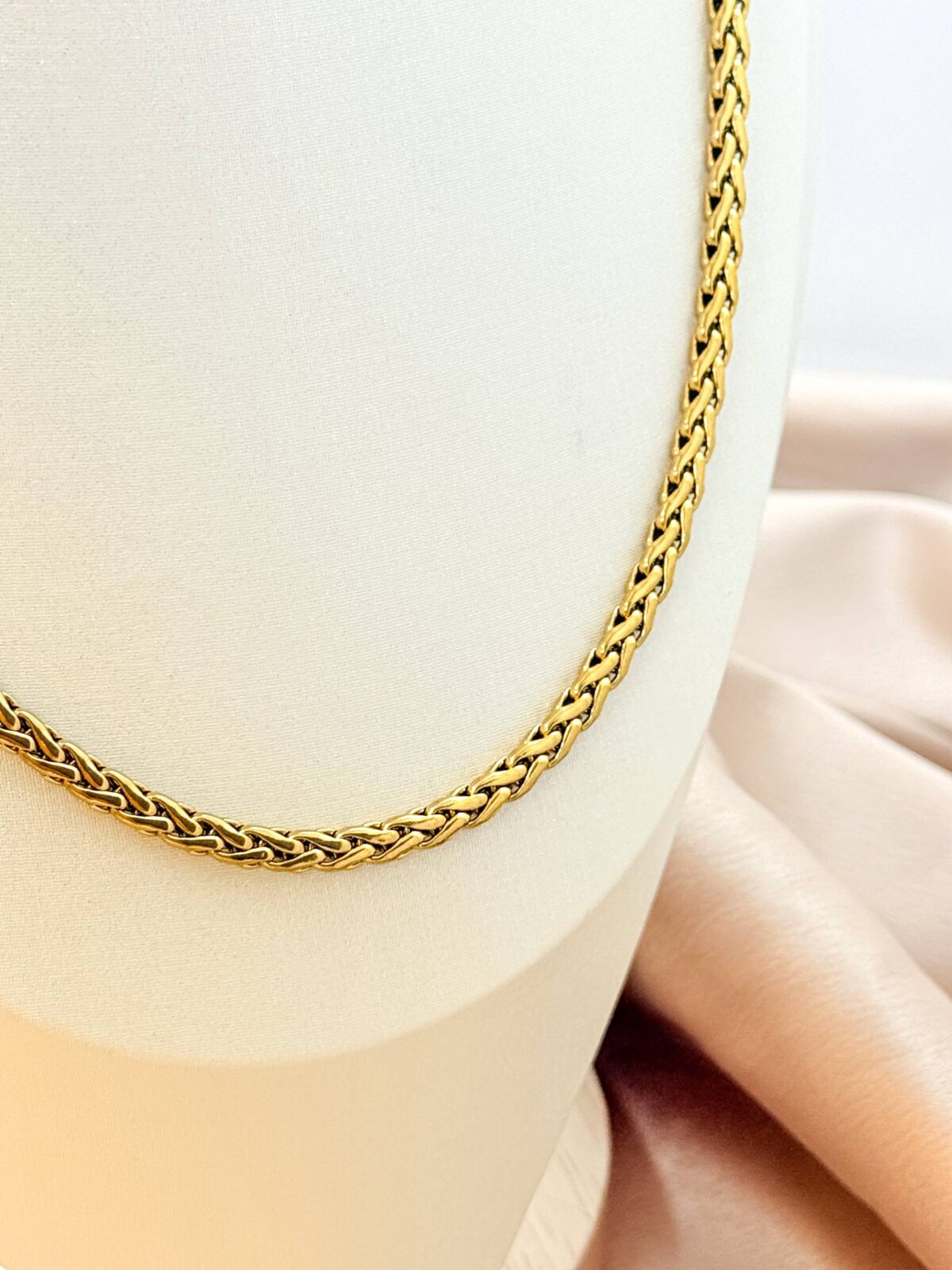 Twisted Gold Plated Necklace