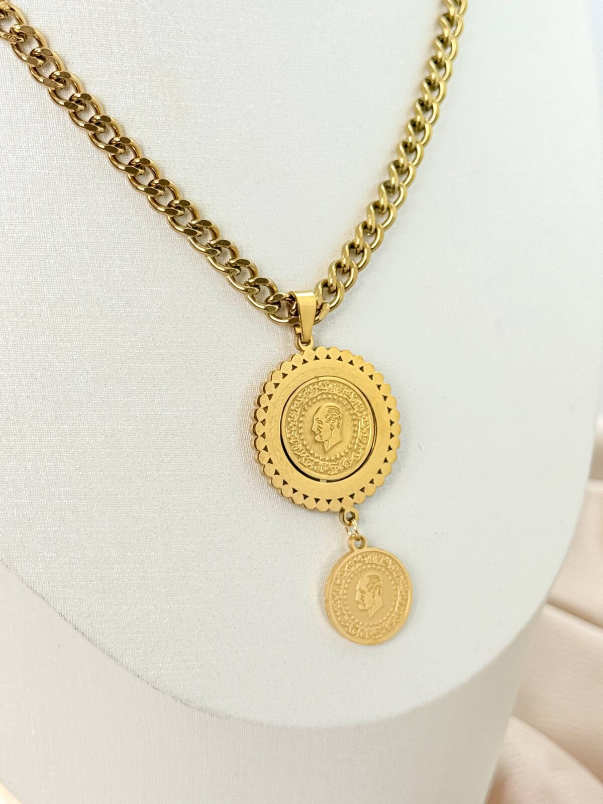 Kolye Gold Plated Necklace