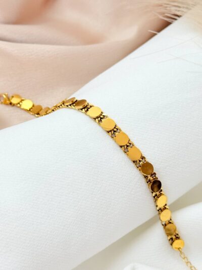 Slender  Gold Plated  Bracelet